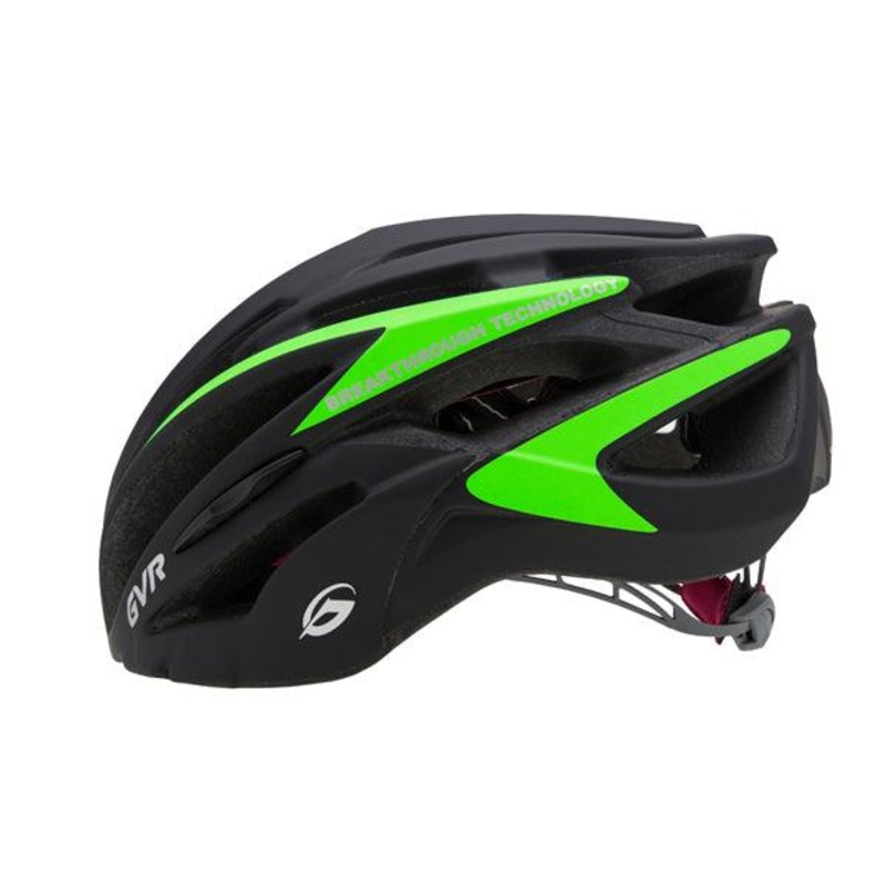 GVR In-Mold Adult Road Cycling Helmet (Matt Green) Medium-Large (56-61)cm