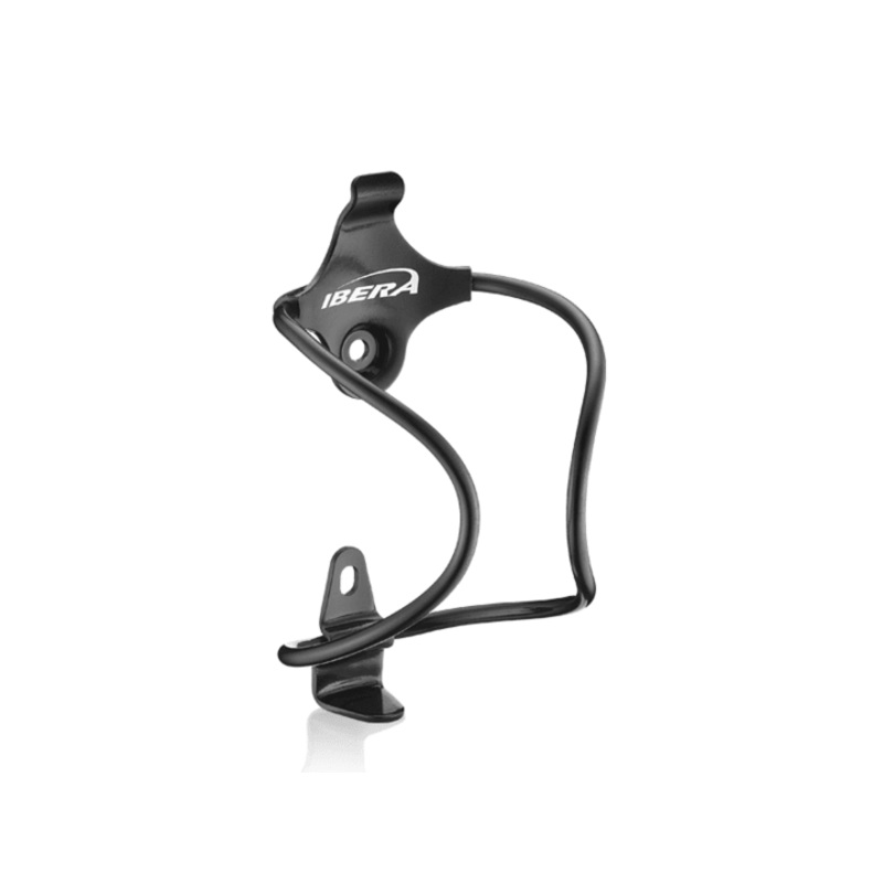 Ibera Aluminium Plate Bottle Cage (Black)