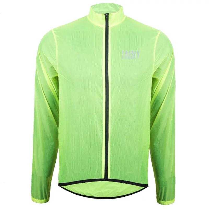 Baisky Windbreaker Mens Cycling Jersey (Wind Yellow) L