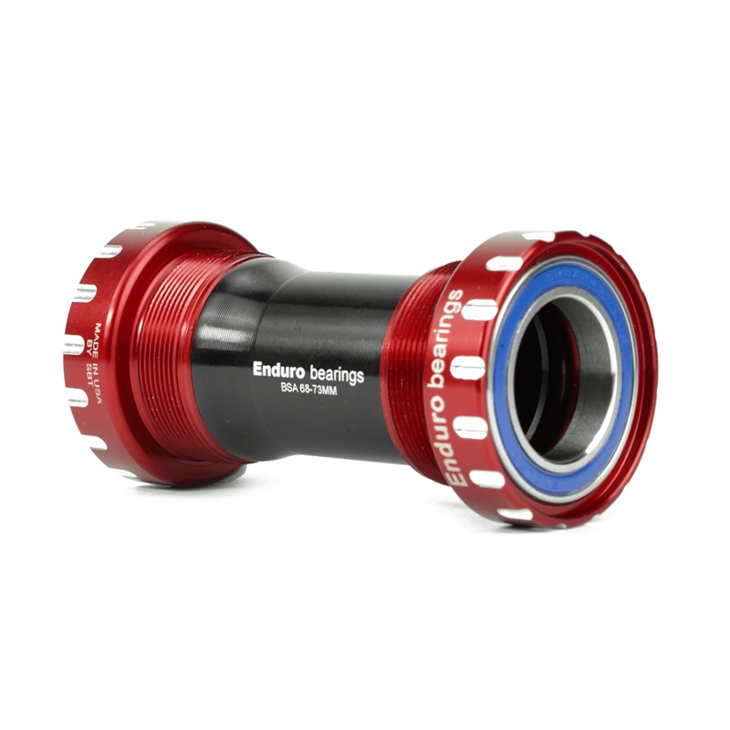 Enduro A/C A5 BSA Bottom Bracket (Red) 24mm