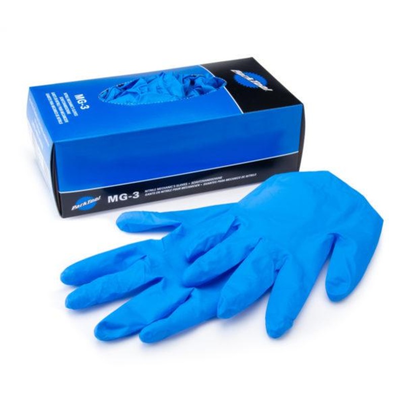Park Tool Nitrile Mechanic’s Gloves (Blue) S