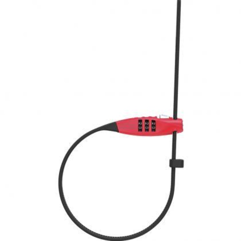 Abus Combiflex Travelguard Lock (Red)