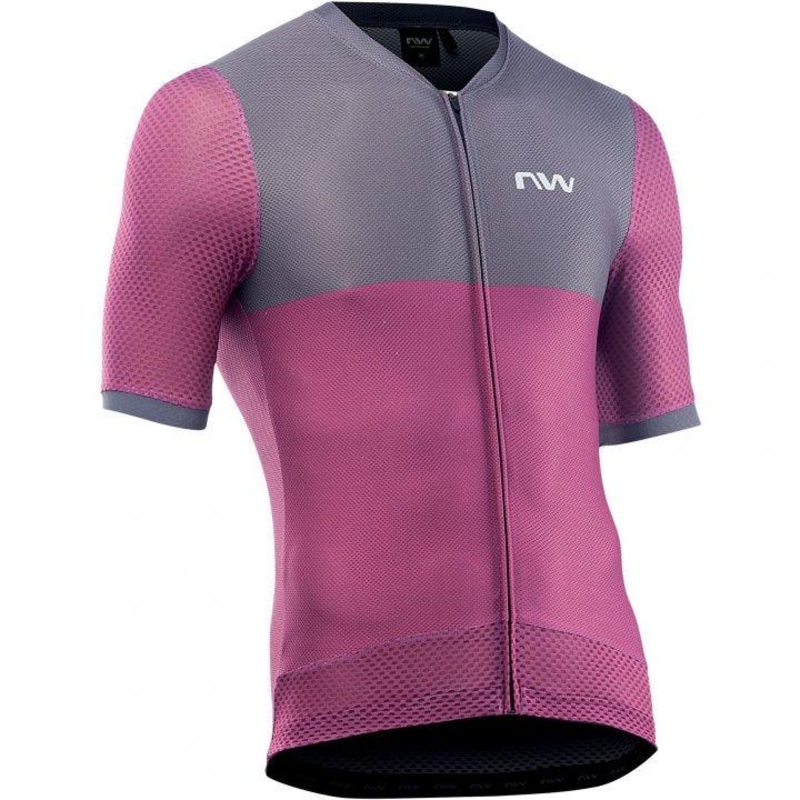Northwave Storm Air Mens Cycling Jersey (Plum/Dark Grey) S