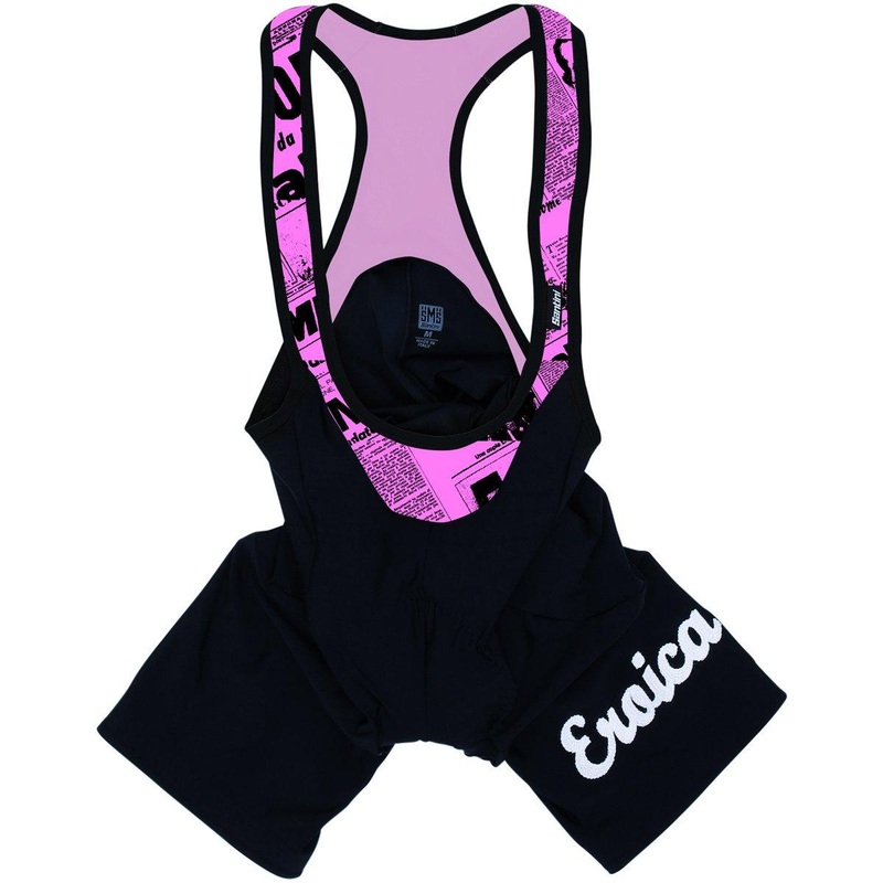 Santini Eroica Gazza Mens Cycling Bibshorts (Black) L