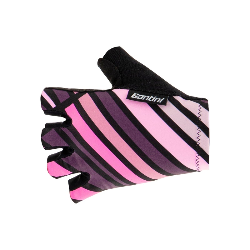 Santini Raggio Unisex Cycling Gloves (Vineyard) L