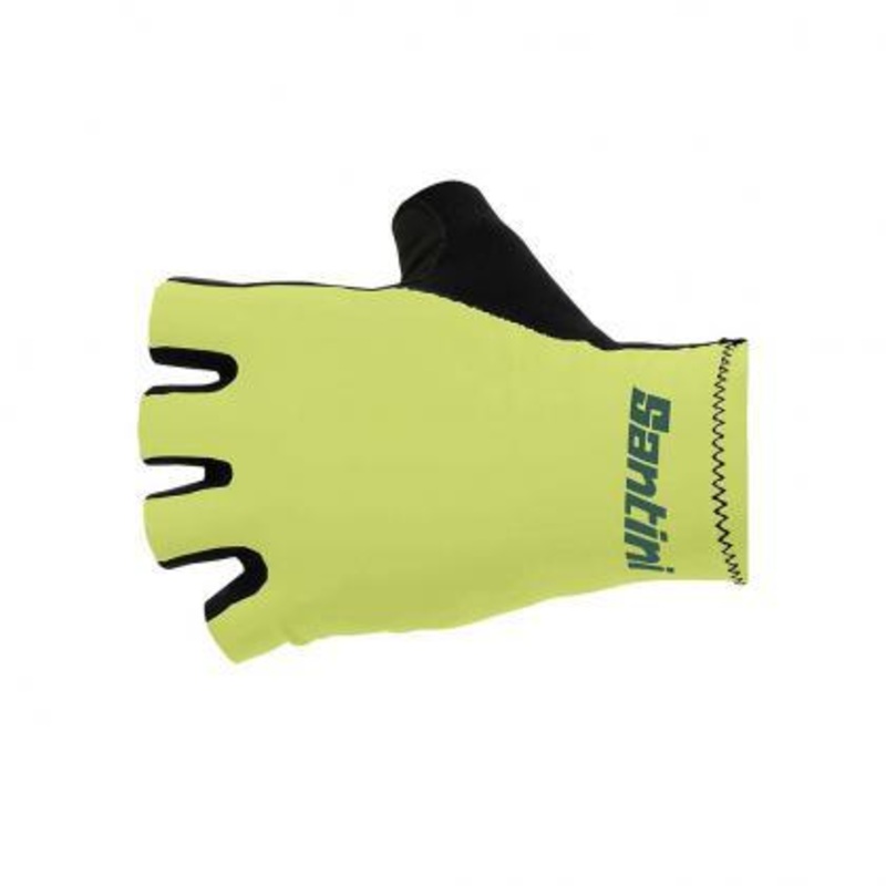 Santini Redux Istinto Unisex Cycling Gloves (Fluo Green) S