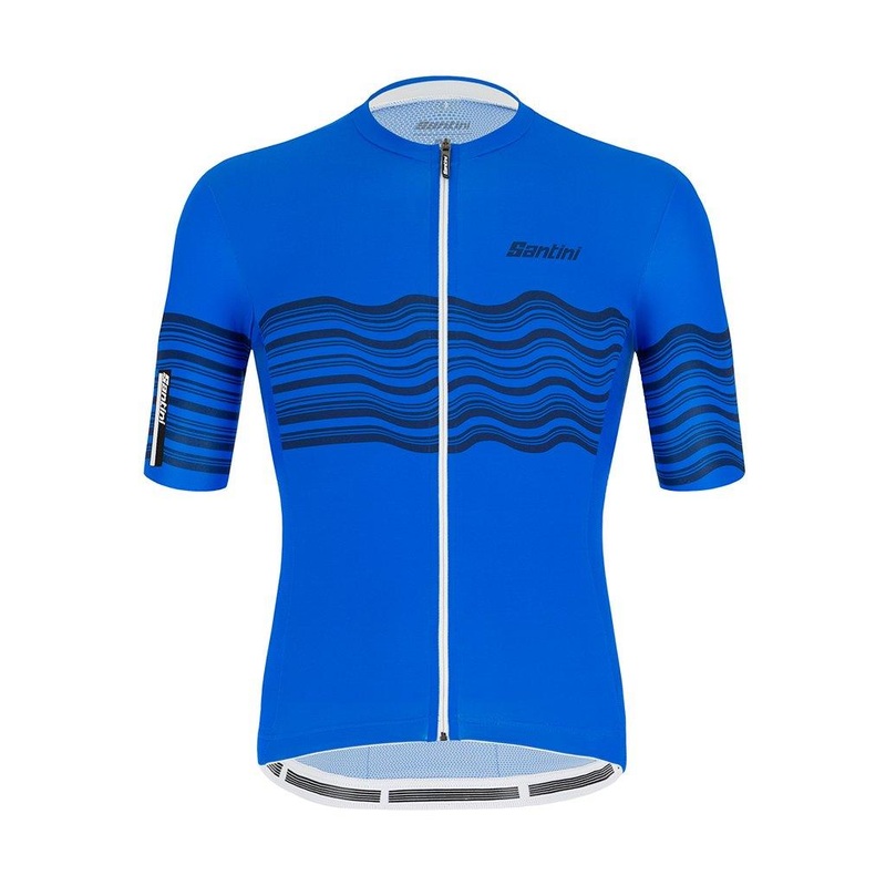 Santini Tono Profilo Mens Cycling Jersey (Royal Blue) XL