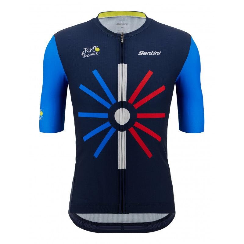 Santini Tour De France Trionfo Mens Cycling Jersey (Print) S