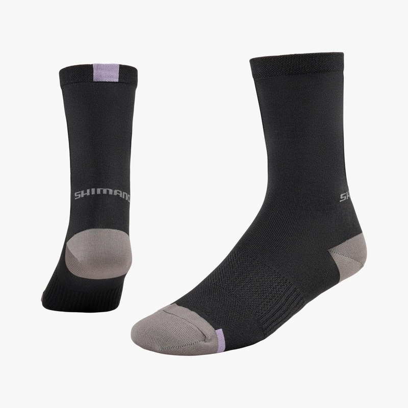 Shimano Performance Unisex Cycling Socks (Black) M-L