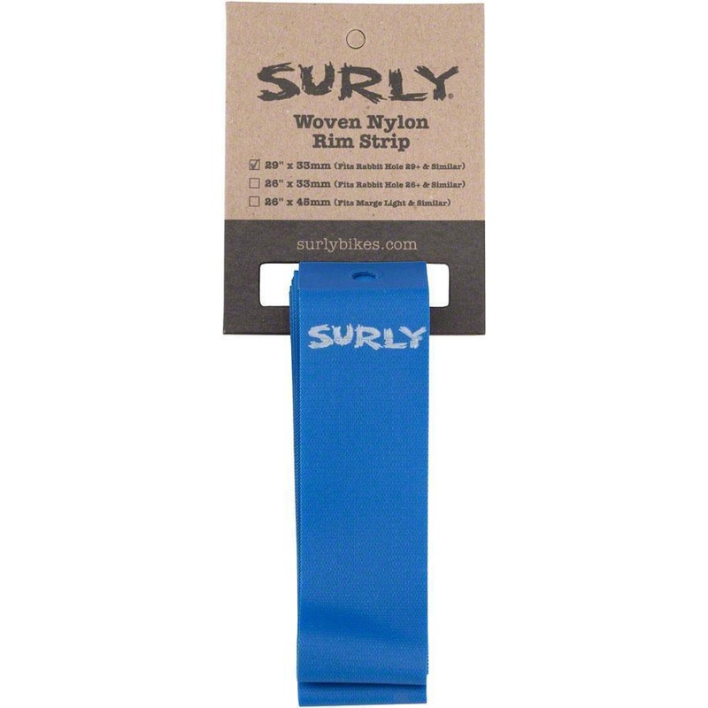 Surly Rim Strip For 29+ Rabbit Hole Rim – Nylon 33mm Black