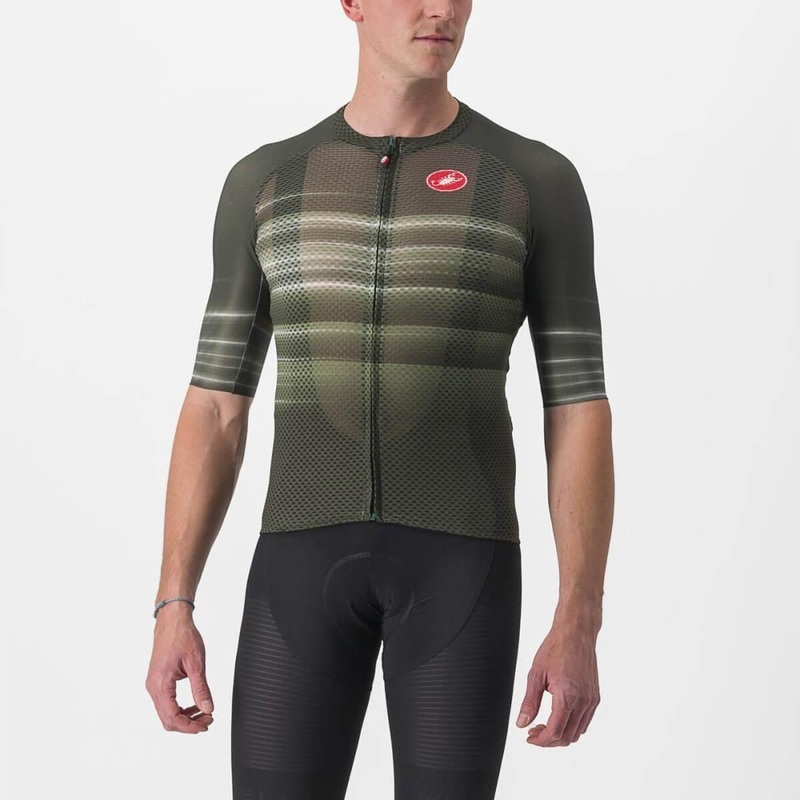 Castelli Climber’s 3.0 SL2 Men’s Cycling Jersey (Deep Green) S