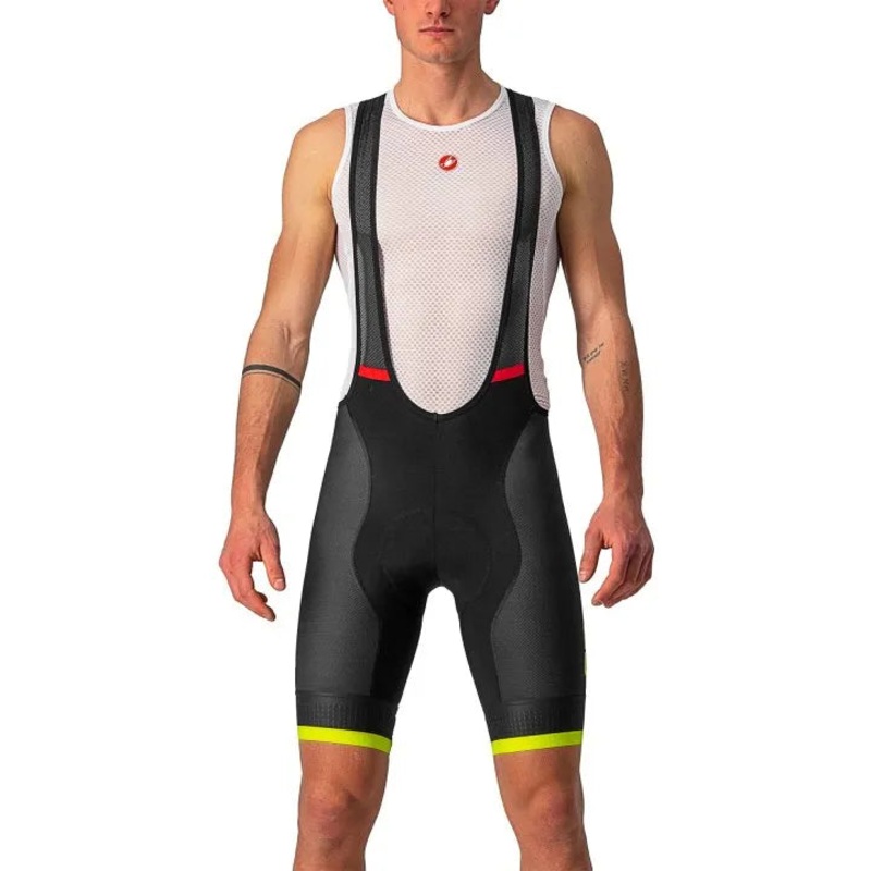 Castelli Competizione Kit Men’s Cycling Bibshort (Black/Electric Lime) S