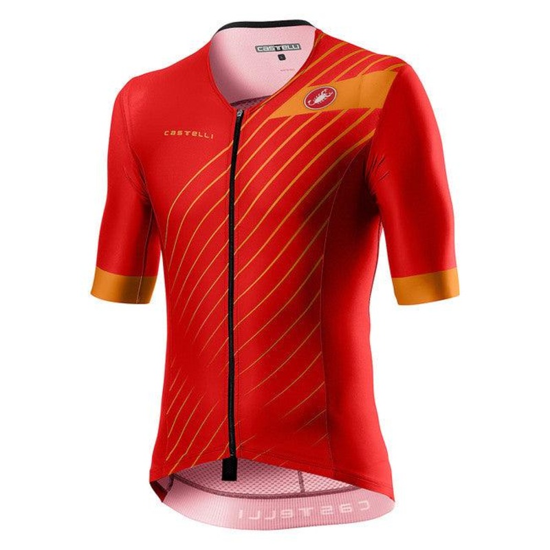 Castelli Free Speed 2 Race Men’s Triathlon Top (Red/Fiery Red) M