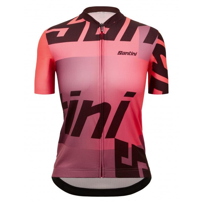 Santini Karma Logo Women’s Cycling Jersey (Granatina) S