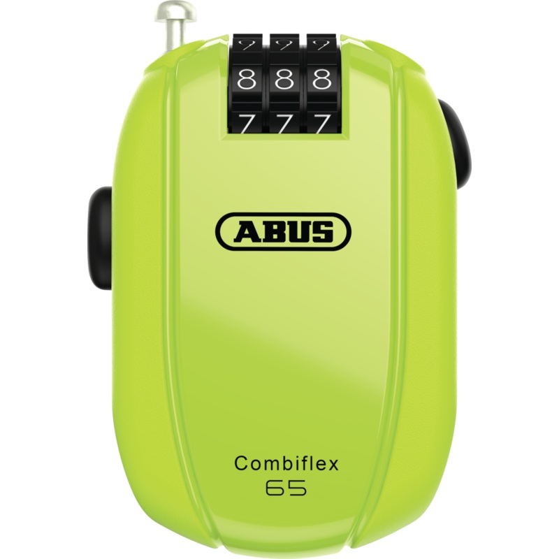 ABUS Combiflex StopOver 65cm Cable Lock (Neon)