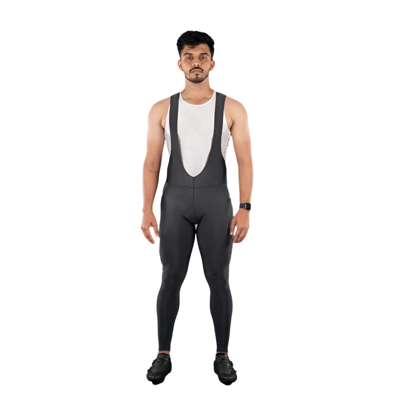 Apace Gel Padded Men’s Cycling Bib Full Tights (Nightrider) XS