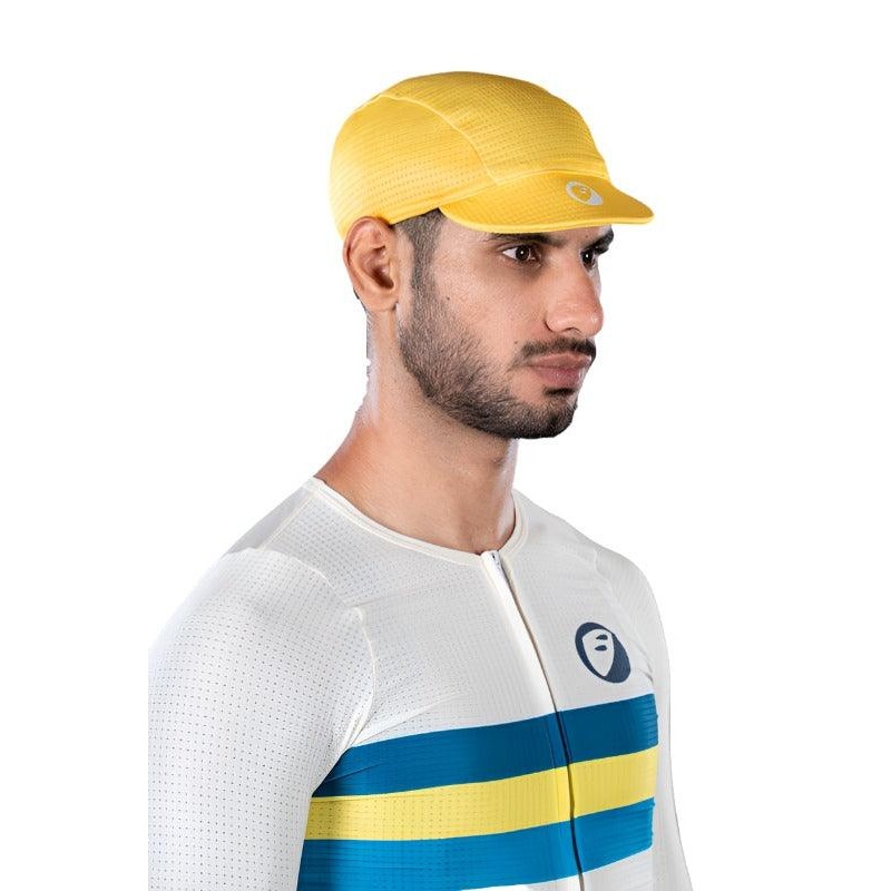 Apace Hustle Unisex Cycling Cap (Yellow)