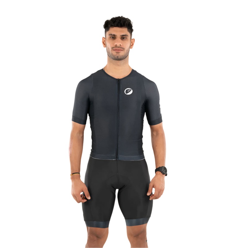 Apace Unisex Cycling Jersey (Stealth) XS