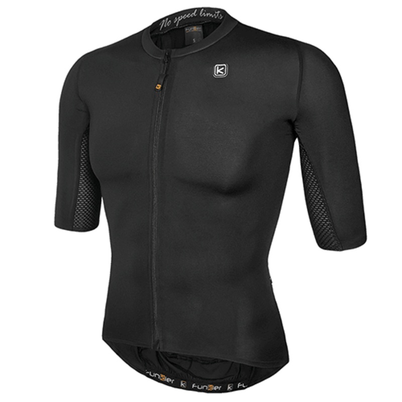 Funkier Cavaliere Mens Cycling Aero Jersey (Black) XS