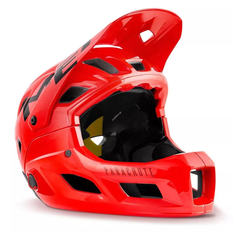 MET Parachute MCR MIPS MTB Cycling Helmet (Red/Glossy) Medium (56-58)cm