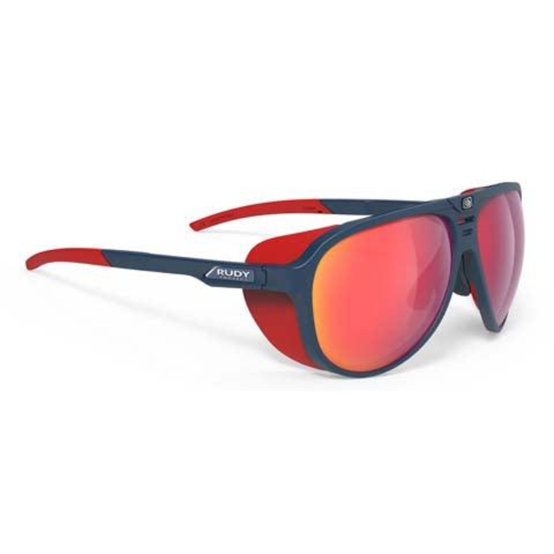 Rudy Project Stardash Sunglasses (Matte Navy Blue/Multilaser Red)