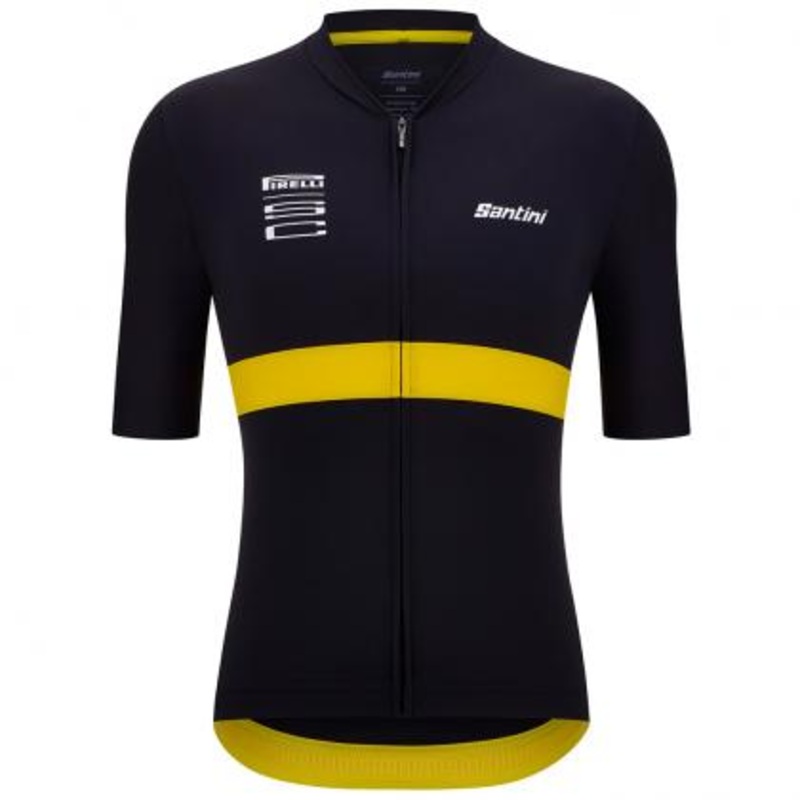 Santini Pirelli Sport Club Men’s Cycling Jersey (Black) S