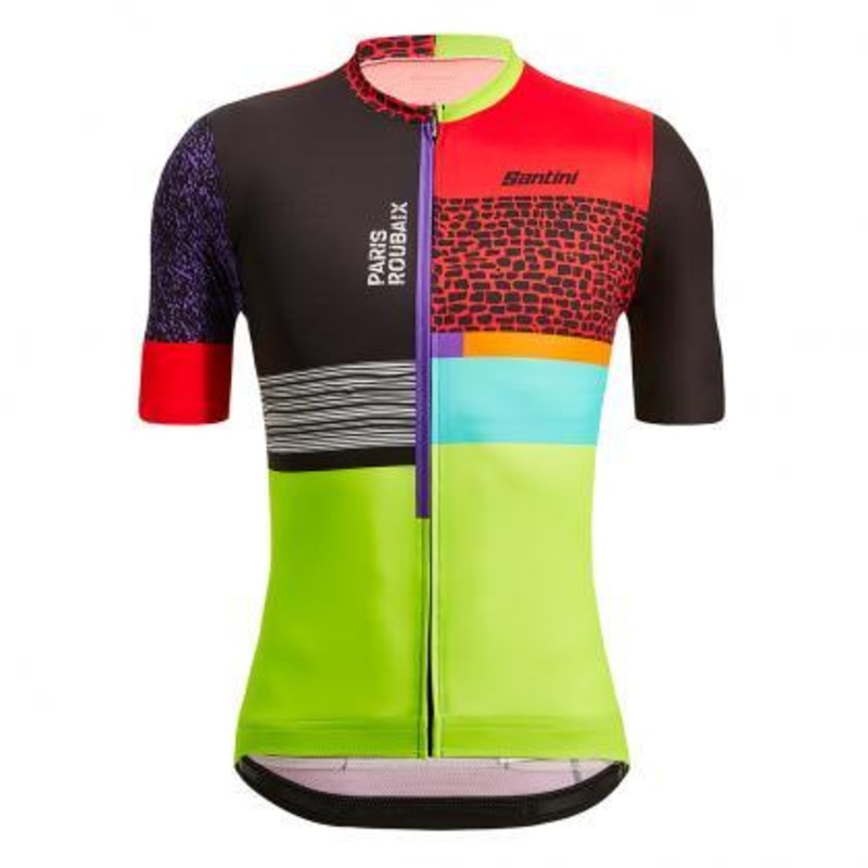 Santini TDF Paris Roubaix Forger Des Heroes Mens Cycling Jersey (Print) XXL