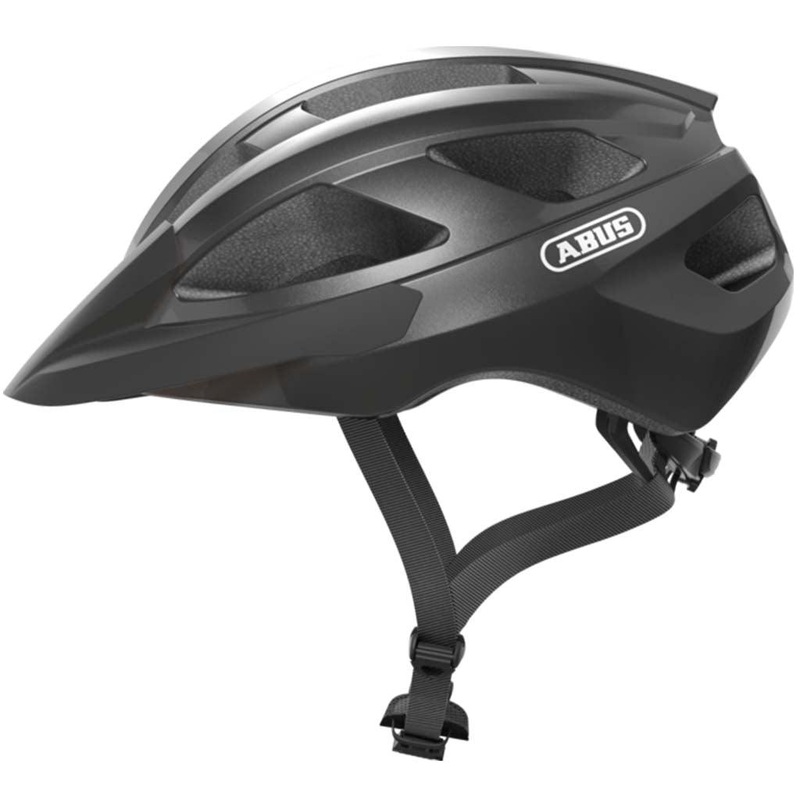 Abus Macator Road Cycling Helmet (Titan Shiny) S(51-55cm)
