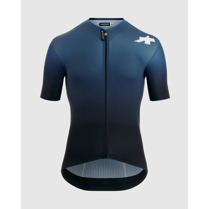 Assos Equipe RS S9 Targa Mens Cycling Jersey (Stone Blue) XS