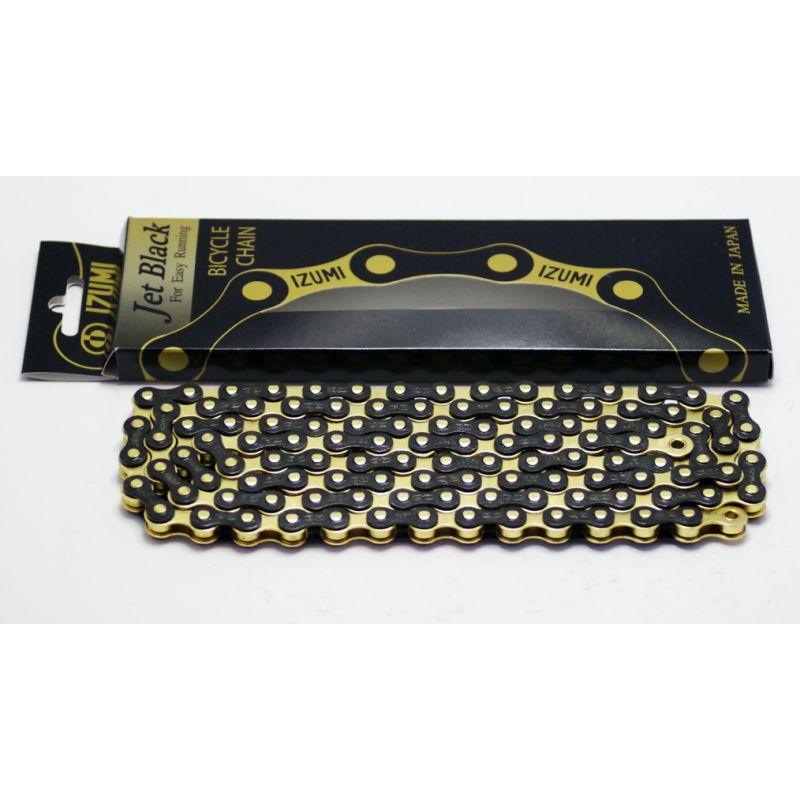 Izumi Jet Black 1 Speed Chain (Black/Gold)