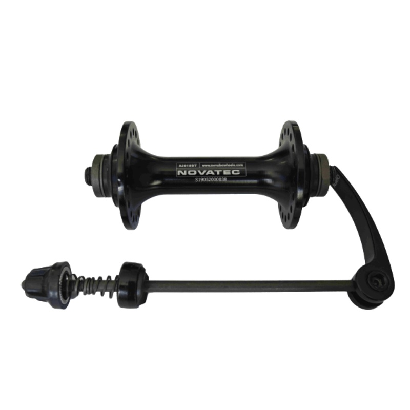 Novatec S-Elite Rim Brake Front Hub (Ano Black) 24H