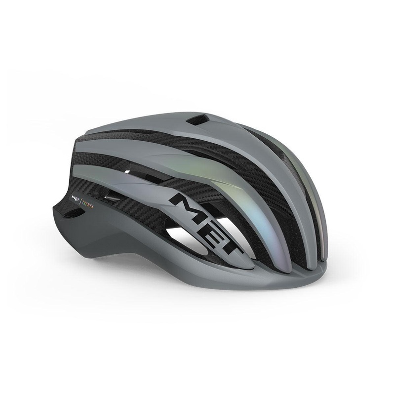 [Refurbished] MET Trenta 3k Carbon MIPS Road Cycling Helmet (Gray Iridescent) Large (58-61)cm
