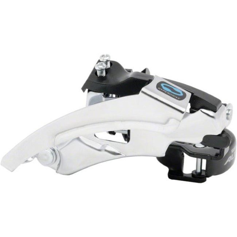 Shimano Altus M310 7/8 Speed Front Derailleur Clamp On- 34.9mm W/ 31.8 – 28.6mm Adaptor
