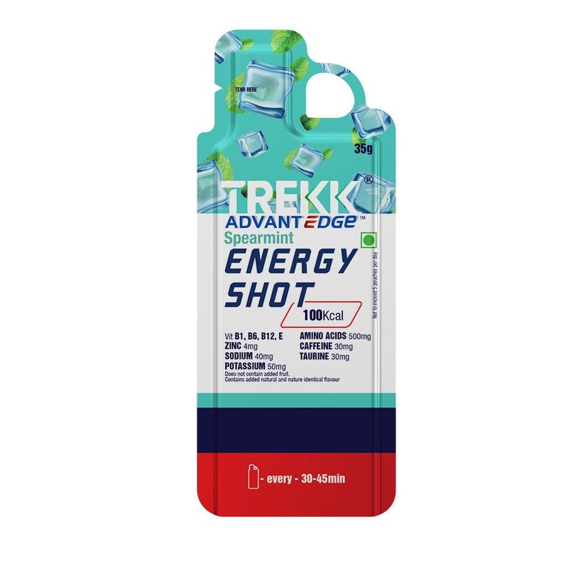 TREKK AdvantEdge Energy Gel (Spearmint) Pack of 5