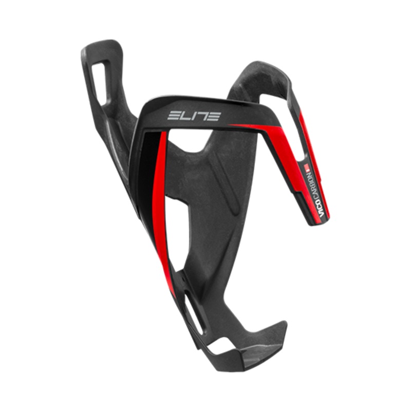 Elite Vico Carbon Botte Cage (Mat-Red Graphic)