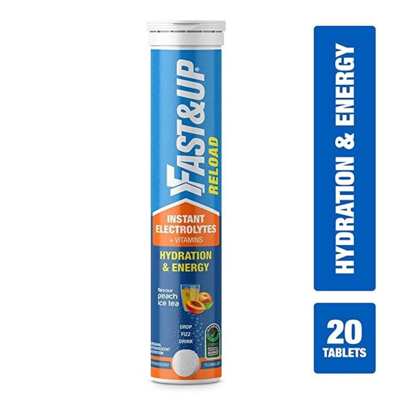 Fast&Up Reload (Peach Iced Tea) Pack of 20 Tablets
