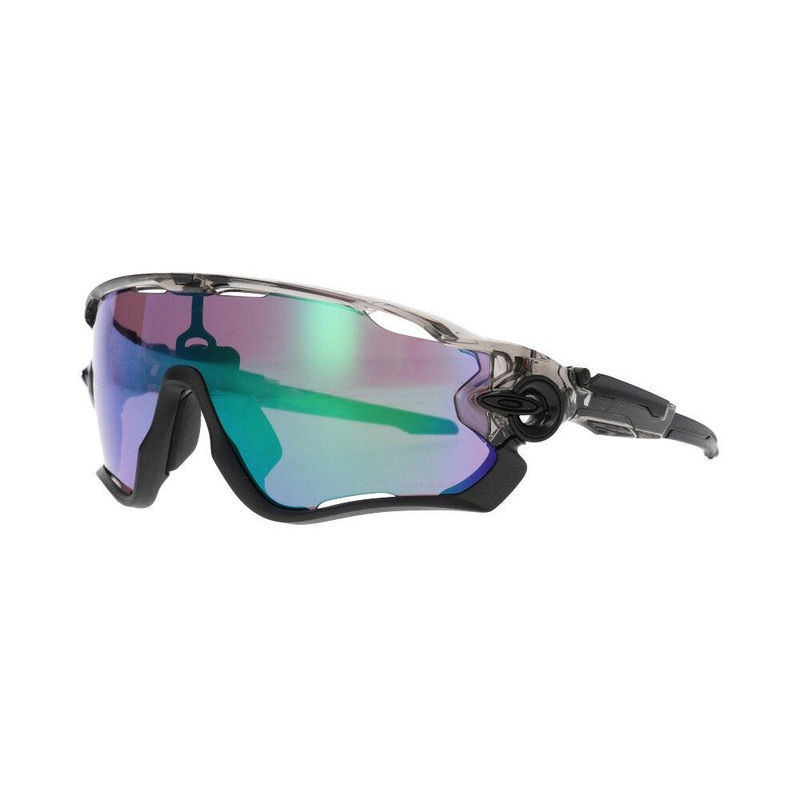 Oakley Jawbreaker Sport Sunglasses (Prizm Road Jade/Grey Ink)