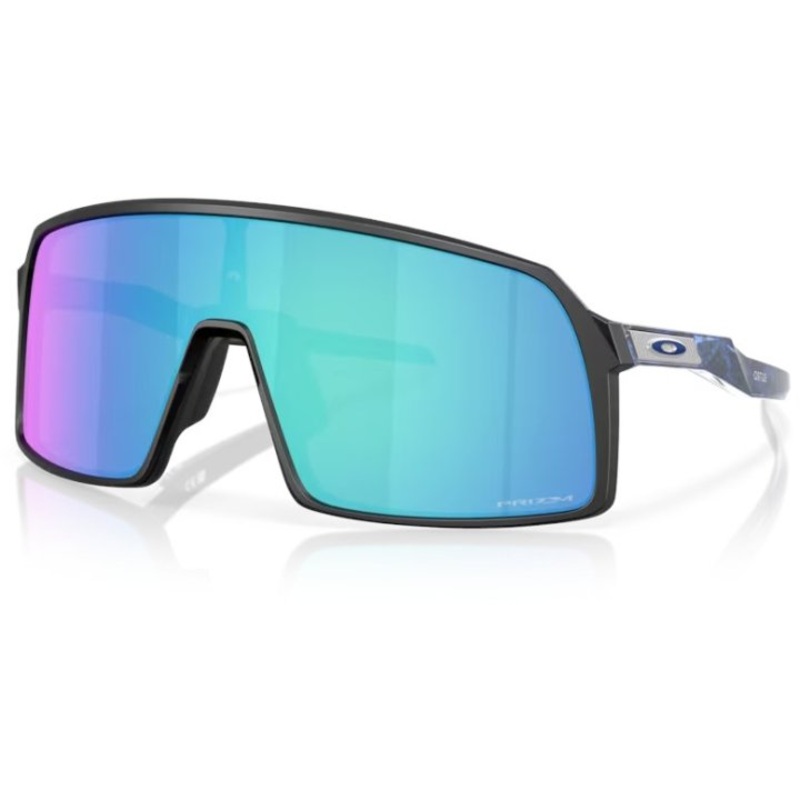 Oakley Sutro Fathom Collection Sport Sunglasses (Prizm Sapphire/Matte Black)