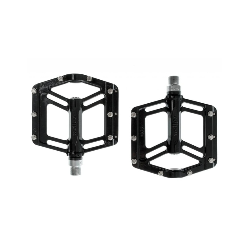 Wellgo MG6 Flat Alloy Pedal (Black)