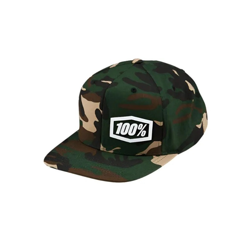 100% Machine Snapback Cap (Camo) One Size
