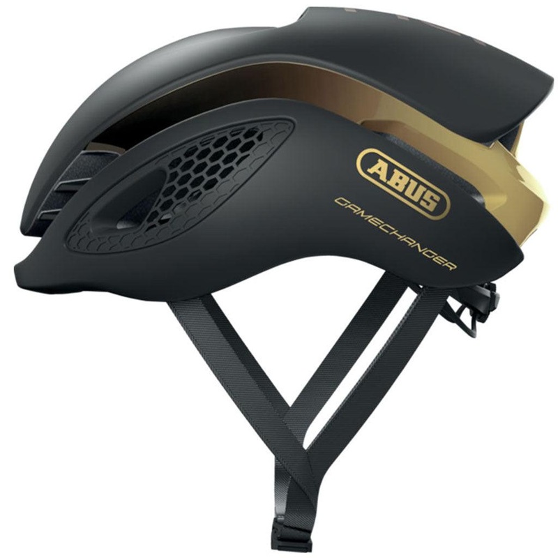Abus Gamechanger Road Cycling Helmet (Black/Gold) S(51-55cm)
