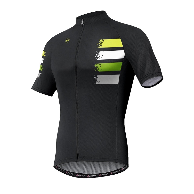 Nuckily MA033 Men’s Cycling Jersey (Black) S