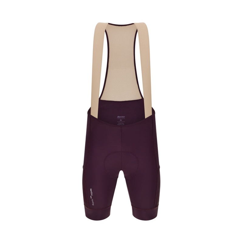 Santini Cargo Men’s Cycling Bibshorts (Burgundy) M