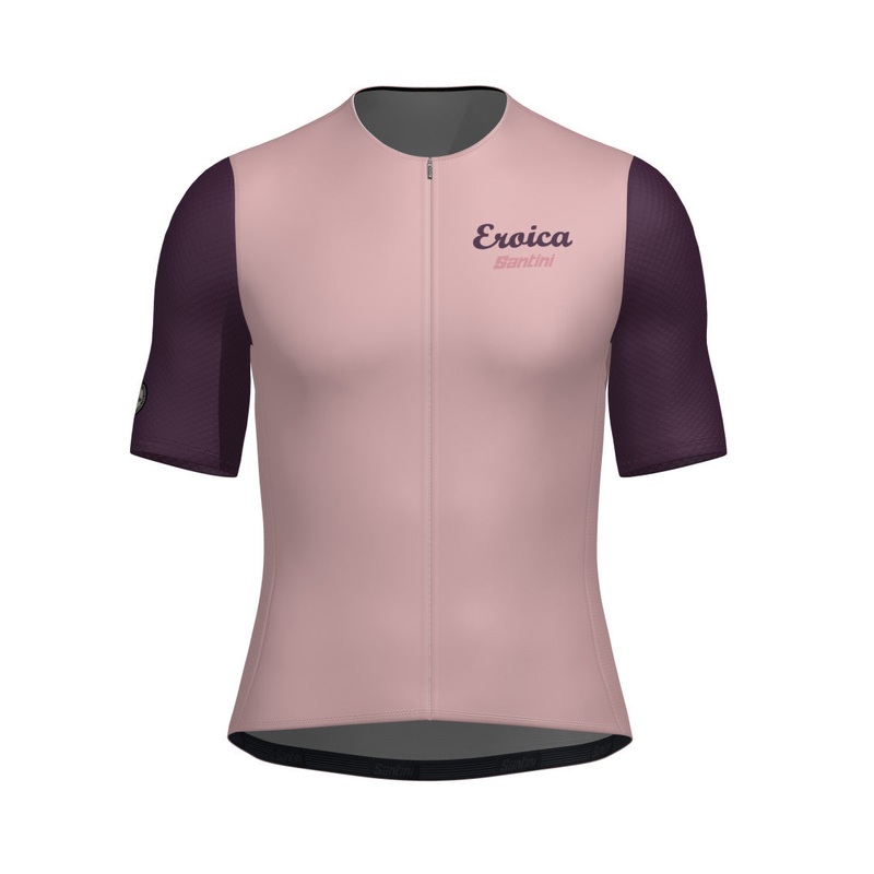 Santini Eroica Borgo Unisex Cycling Jersey (Pink) M