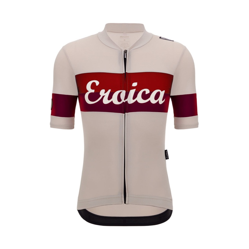 Santini Eroica Quiete Men’s Cycling Jersey (Cappuccino) M