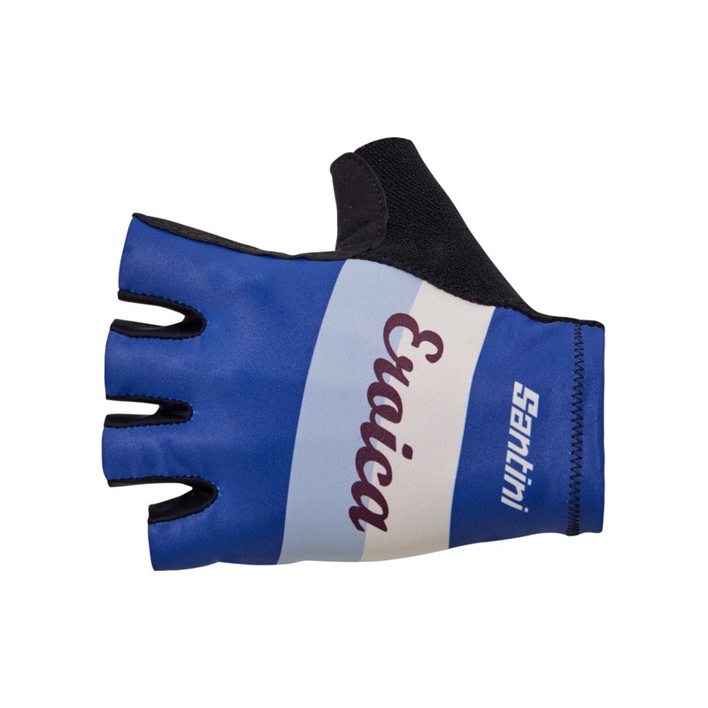 Santini Eroica Quiete Unisex Cycling Gloves (Light Blue) M