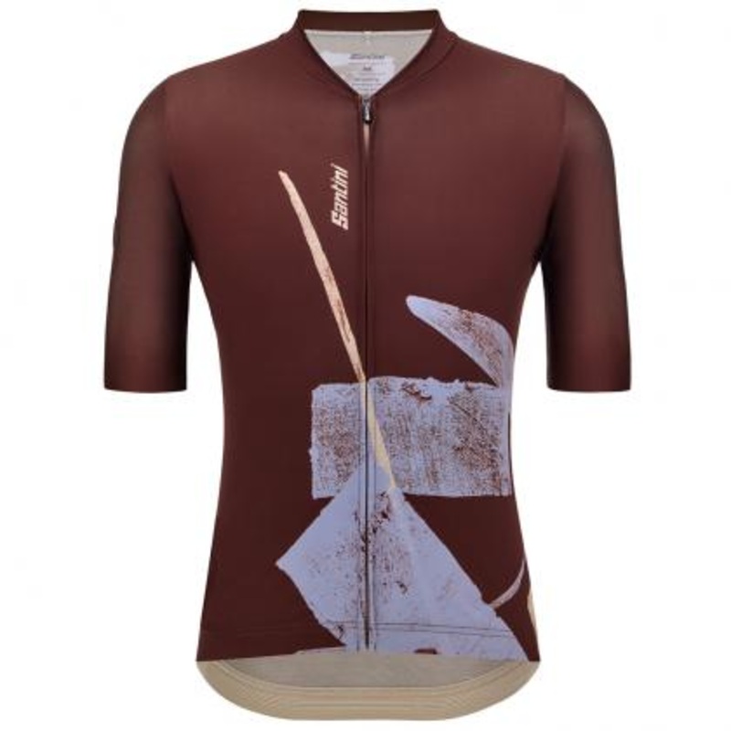 Santini Note Men’s Cycling Jersey (Chocolate) M