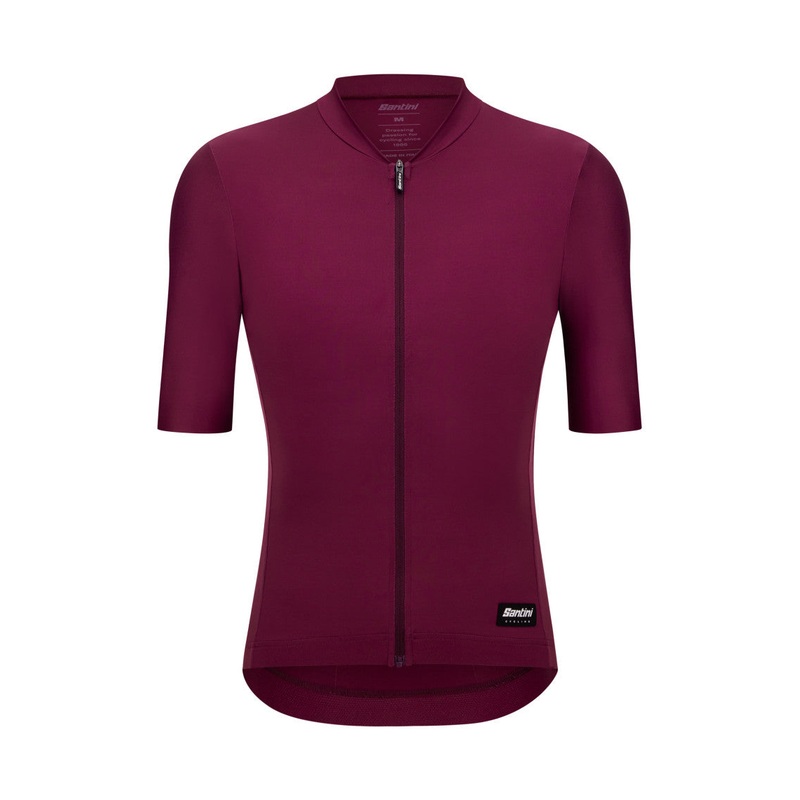 Santini Ready To Ride Unisex Cycling Jersey (Burgundy) M
