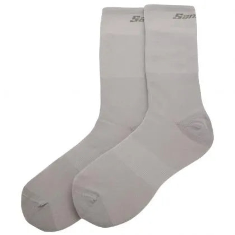 Santini Stone Unisex Cycling Socks (Beige) ML