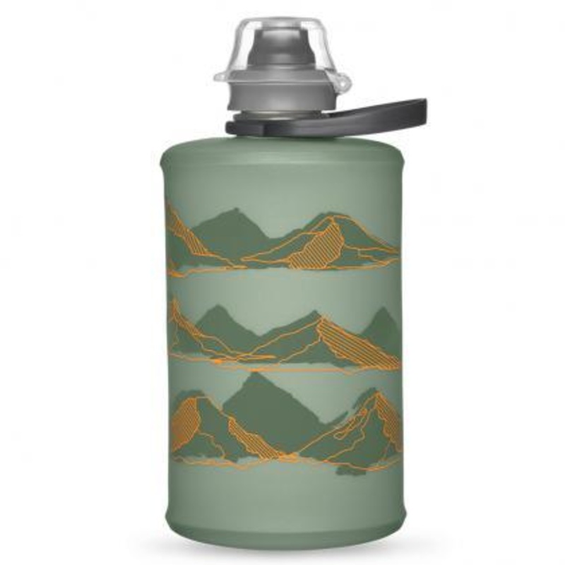 Hydrapak Stow Flexible Mountain Edition Bottle (Sutro Green) 350ml